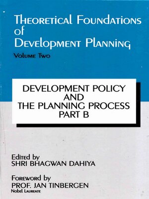 cover image of Theoretical Foundations of Development Planning